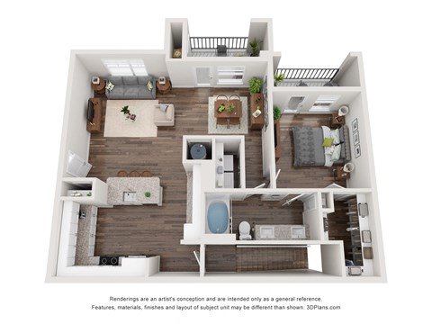 bedroom floor plan an open concept living room and kitchen with a large eat in kitchen